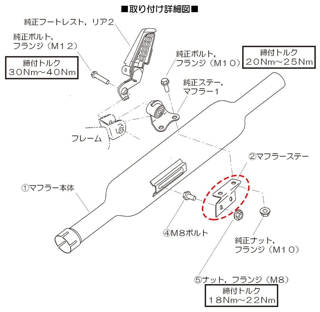 楽天市場】グッズ(GOODS) SR純正マフラーブラケット ボルト付 SR400