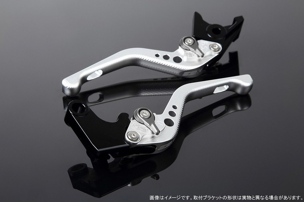 SPEEDRA スピードラ アルミビレットアジャストレバーセット 3Dショート KAWASAKI カワサキ SUZUKI スズキ ブレーキ・クラッチレバーセット ハンドル周辺パーツ ハンドル レバー本体カラー:マットシルバー / アジャスターカラー:マットチタン|ウェビック 店