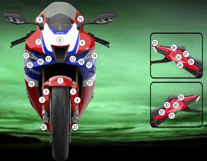 EAZI-GUARD イージーガード 車種別ストーンチッププロテクションフィルム CBR1000RR Fireblade HONDA ホンダ プロテクションフィルム・保護フィルム 外装 カラー：グロスサーフェス (艶あり)｜ウェビック　店