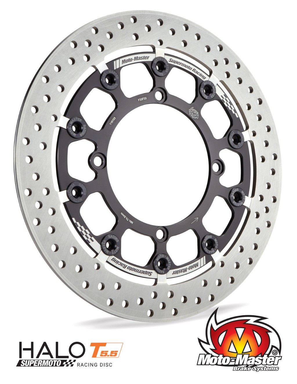 MOTOMASTER モトマスター スーパーモト レーシング Halo T-フローティング フロントディスク RM-Z 250 K7- RMX 450 Z L0- SUZUKI スズキ ブレーキディスクローター ブレーキ