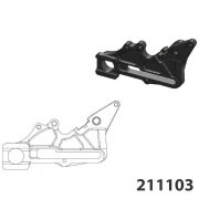 MOTOMASTER モトマスター ファクトリーキャリパーサポート リア FC 250 350 450 FX TC 125 TX 300 i HUSQVARNA ハスクバーナ キャリパーサポート・ブラケット ブレーキ