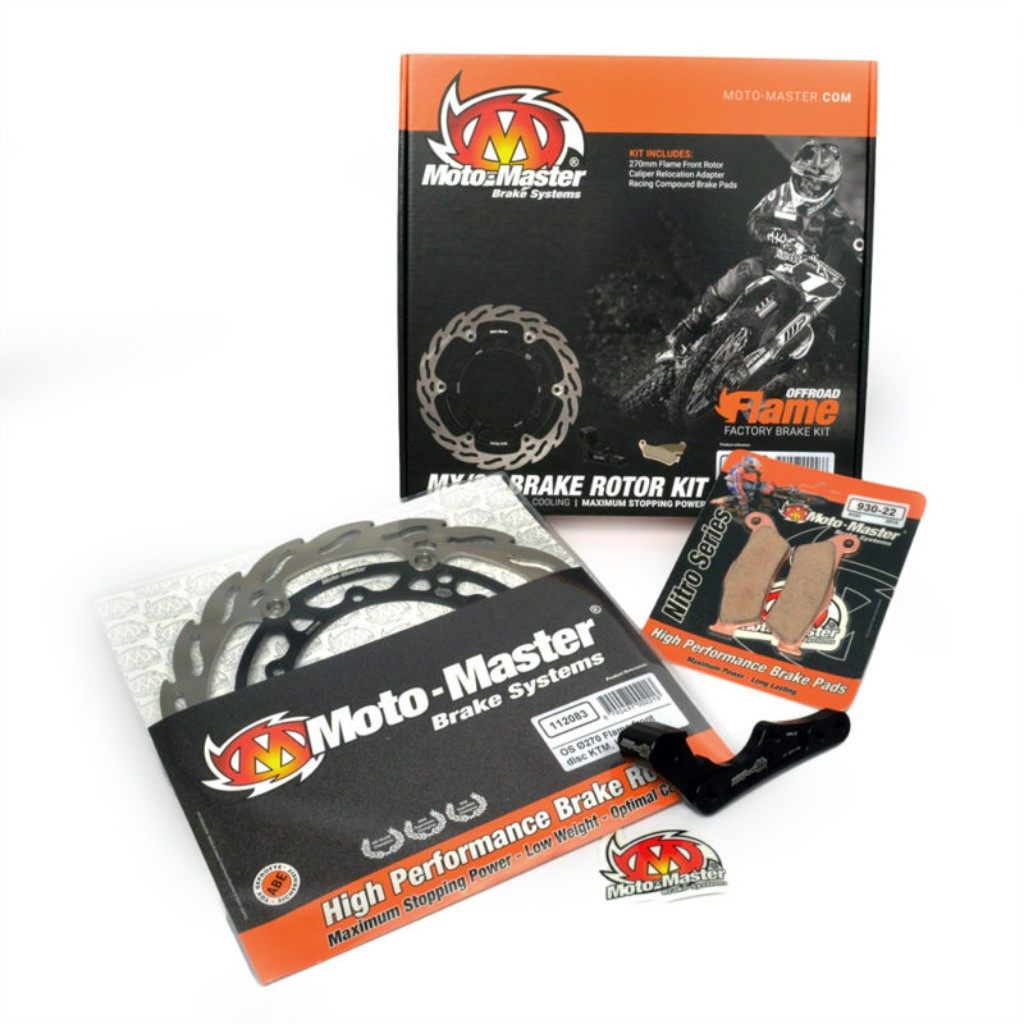 MOTOMASTER モトマスター オーバーサイズ270mmフロントフレイムブレーキ強化キット(アルミインナー) FC 250 350 450 FE 501 FX TC 125 TE 150 i 2T 300 TX HUSQVARNA ハスクバーナ ブレーキディスクローターキット ブレーキ｜ウェビック　店