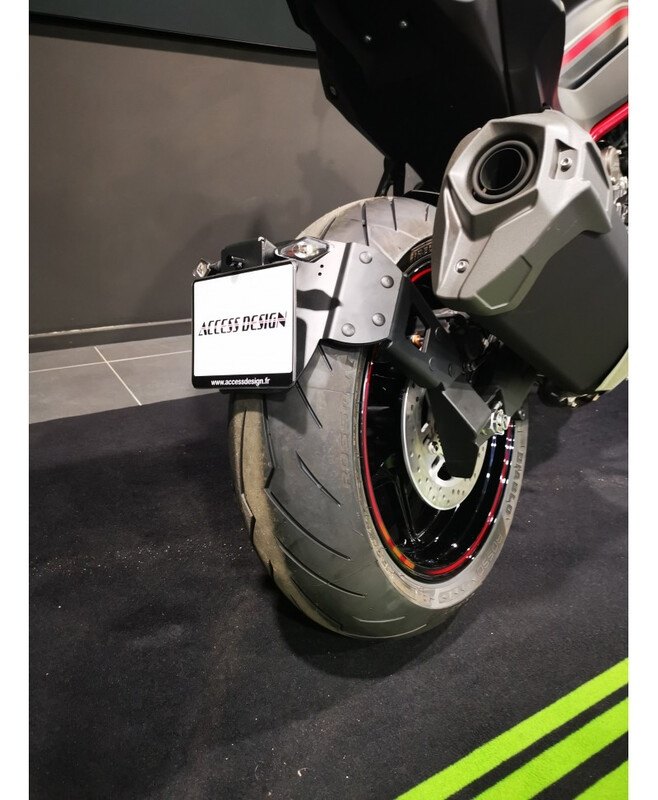ACCESS DESIGN アクセスデザイン Lick Wheel ナンバープレートホルダー Z H2 SE KAWASAKI カワサキ 外装｜ウェビック　店