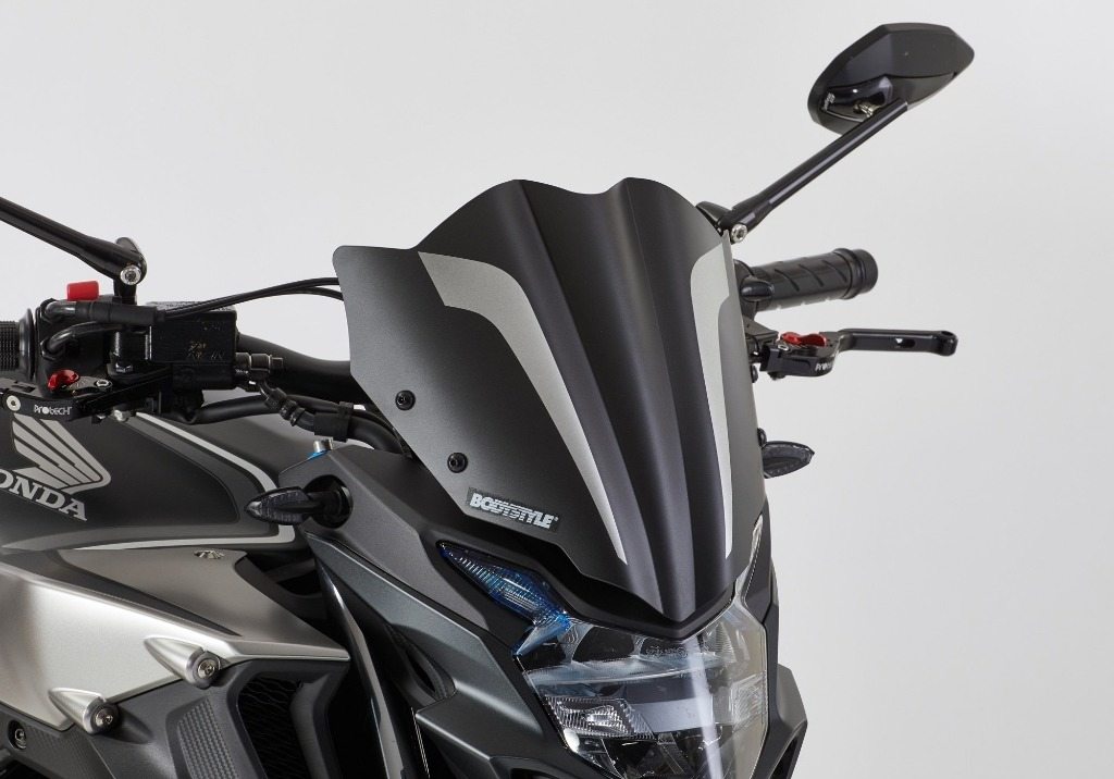 BODY STYLE ボディースタイル Sportsline headlight cover CB500F HONDA ホンダ アッパーカウル・フロントカウル カウル関連 外装 colour：blue／colour code：Candy Caribbean Blue Sea，B189｜ウェビック　店 21,766円