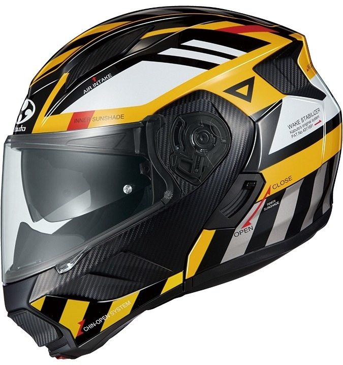 OGK KABUTO オージーケーカブト RYUKI ALERT［リュウキ アラート イエロー］ヘルメット システムヘルメット ヘルメット 27,420円