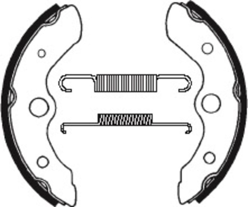 TECNIUM テクニウム ATV オーガニックブレーキシュー BA044 FL 350 ODYSSEY 400 PILOT TRX 250 FOURTRAX 2WD R HONDA ホンダ ブレーキシュー ブレーキ