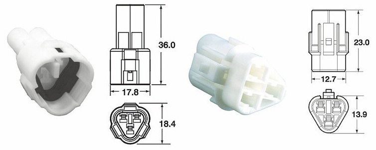 EUROPE IMPORT GOODS ヨーロッパ輸入商品 3プラグ端子セット コネクター 090 SMTOシリーズ 純正タイプ コネクター・カプラー スイッチ・ハーネス関係 電装系 18,154円