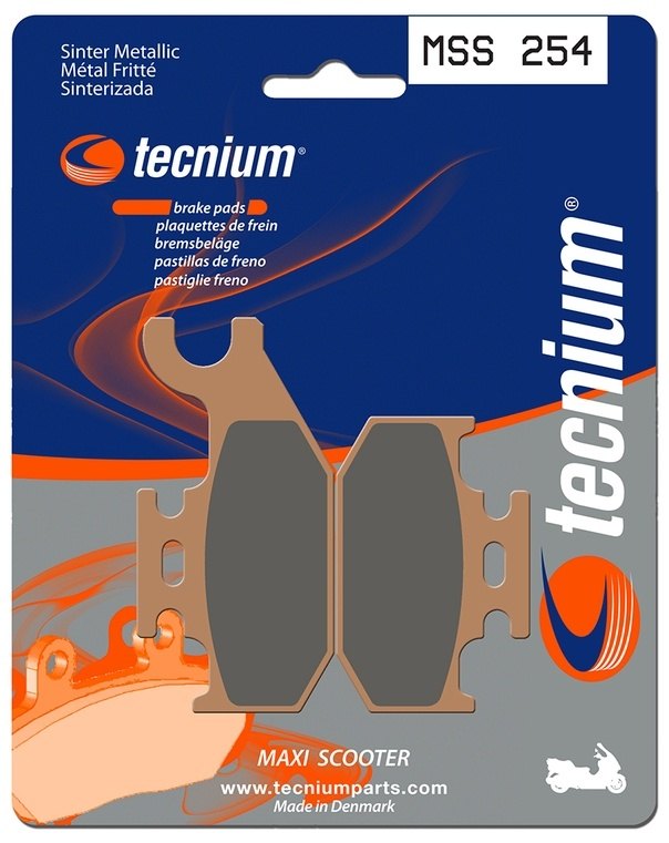 TECNIUM テクニウム スクーター用 金属ブレーキパッド MSS254 ブレーキパッド ブレーキ