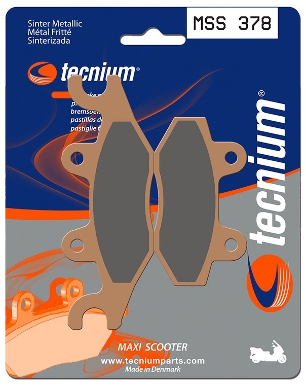 TECNIUM テクニウム Maxi Scooter Sintered Metal Brake pads - MSS378 MOTION 300 X-MOTION 250