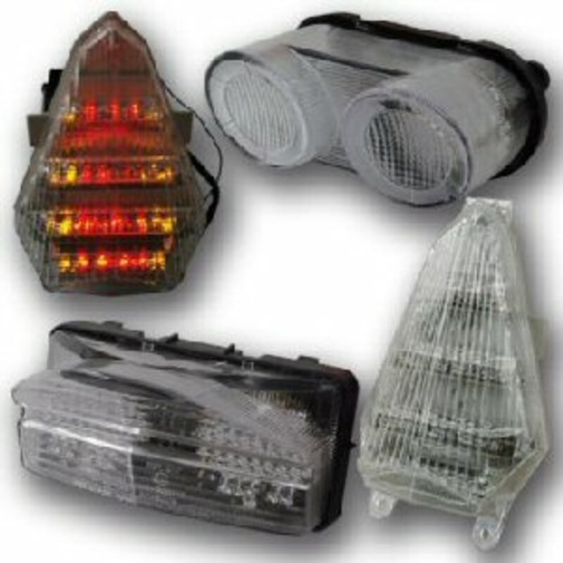 EUROPE IMPORT GOODS ヨーロッパ輸入商品 LEDテールランプ+ウインカー Z750 Z1000 ZX6R KAWASAKI カワサキ テールランプ 灯火類 電装系|ウェビック 店