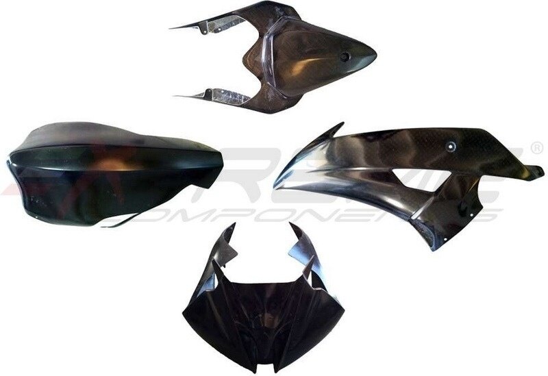EXTREME COMPONENTS エクストリームコンポーネンツ Racing bodywork/fairing： Front upper race fairing + side panels lower rear tail for Yamaha R6 (2008/2016) | LCY1 フルカウル・外装セット カウル関連 外装