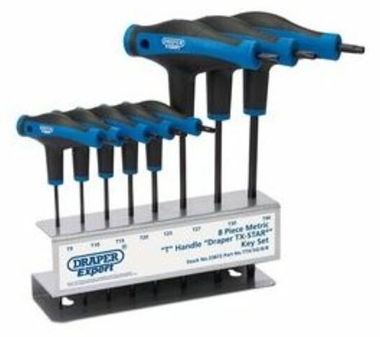 DRAPER ドラッパー トルクス(R)T形六角棒レンチセット 8点入り その他工具