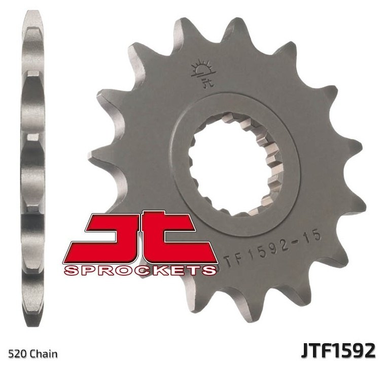 【楽天市場】JT SPROCKETS JTスプロケット スチール製フロントスプロケット スタンダード 1592520 YFZ 450 2WD YFZ 450 R 2WD YFZ 450 R