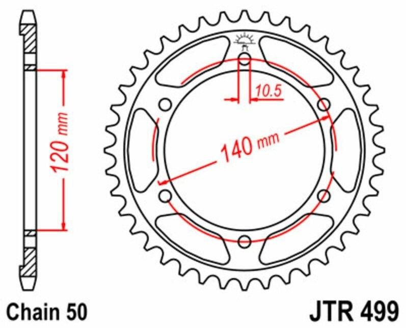 JT SPROCKETS JTスプロケット スチール製リアスプロケット スタンダード 499 - 530 GSX-R750 WT、WV SRAD USA仕様 SUZUKI スズキ ドリブンスプロケット・リアスプロケット 駆動系