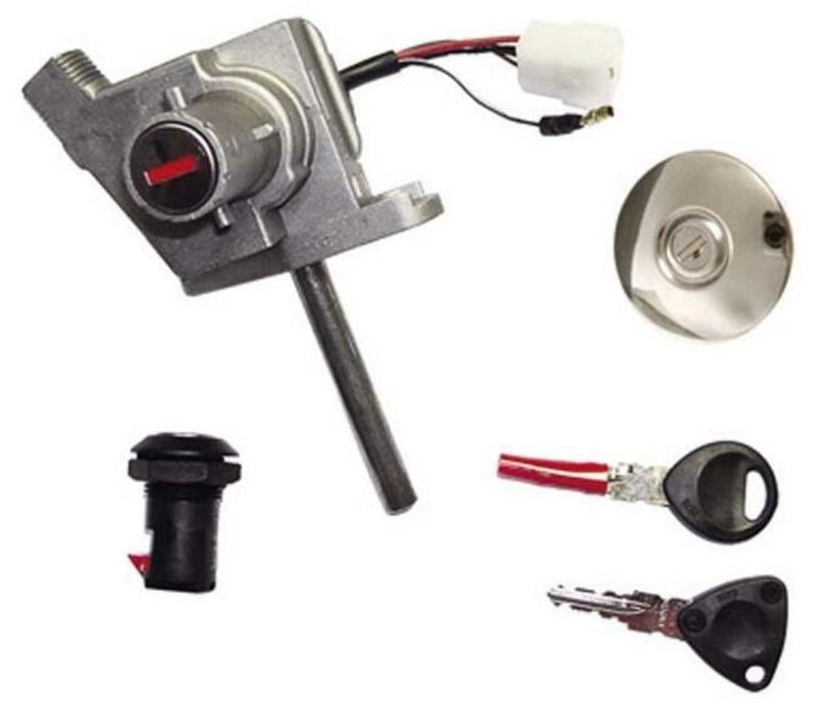 V PARTS ブイパーツ イグニッションスイッチ MAJESTY 125， 150/180 125 150 180 SKYLINER YAMAHA ヤマハ MBK キーシリンダー・鍵 スイッチ・ハーネス関係 電装系