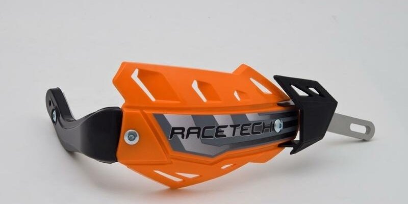 RACETECH レーステック FLX Handguards Orange ハンドガード・ナックルガード ハンドル周辺パーツ ハンドル
