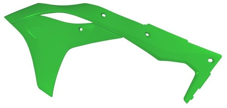 RACETECH レーステック Radiator Covers Green Kawasaki KX250F KX 250 F KAWASAKI カワサキ ラジエーター 冷却関連 エンジン