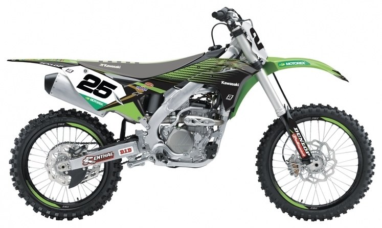 Blackbird Racing ブラックバードレーシング グラフィック キット レプリカ レーシング チーム 2019 カワサキ KX250F KX 250 KX 250 KX 250 F