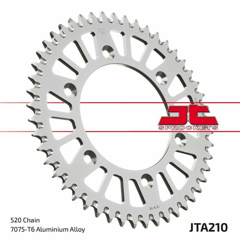 JT SPROCKETS JTスプロケット アルミ製超軽量セルフクリーニング式リアスプロケット 210-520 RR 125 2T ENDURO RACING 4T LC 200 250 300 350 390 EFI 430 480 XTRAINER BETA ベータ ドリブンスプロケット・リアスプロケット 駆動系