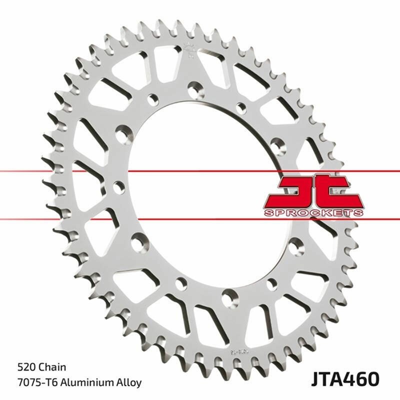 JT SPROCKETS JTスプロケット アルミ製超軽量セルフクリーニング式リアスプロケット 460 - 520 KX 450 KAWASAKI カワサキ ドリブンスプロケット・リアスプロケット 駆動系
