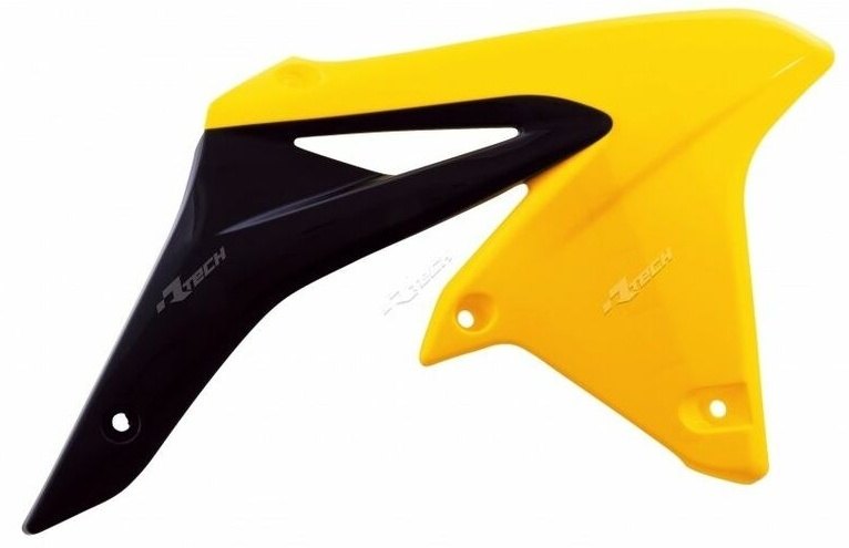 RACETECH レーステック Radiator Covers OEM Color 2016 Yellow Black Suzuki RM-Z250  RM-Z 250 品質満点