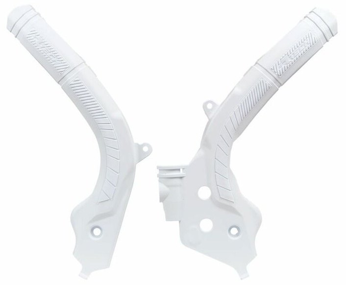RACETECH レーステック Bi-material Frame Guard White FC 250 350 450 FE 501 FS FX TC 125 TX 300 I SX XC-W 150 EXC FACTORY EDITION TPI SIX DAYS EXC-F XC-F 500 EC F MC HUSQVARNA ハスクバーナ KTM GASGAS ガスガス フレームカバー フレーム