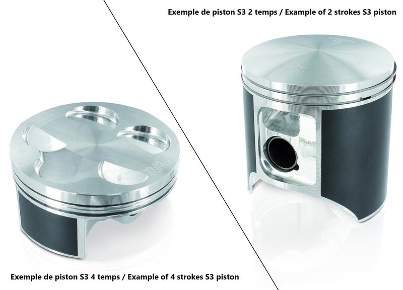 S3 エススリー FOR ged Piston Φ82mm Standard Compression 4RT 印象のデザイン