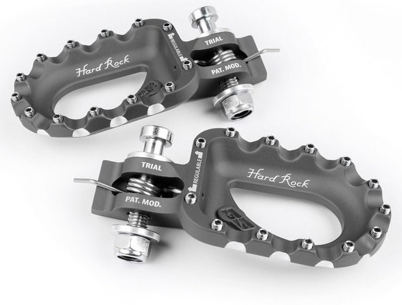 S3 エススリー Hard Rock Footrests Aluminium Titane