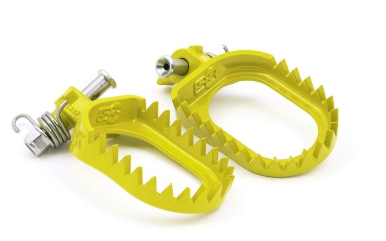 S3 エススリー Punk Footrests Steel Yellow Sherco