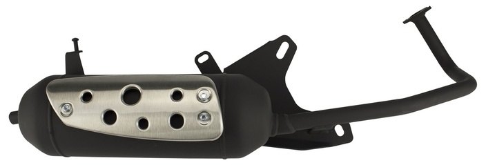 TECNIGAS テクニガス サイレントプロ4Tフルエキゾーストシステム - KISBEE 4T 50 ACTIVE BLACK EDITION RS SPORTLINE STREETLINE PEUGEOT プジョー フルエキゾーストマフラー マフラー
