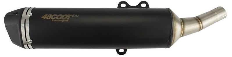 TECNIGAS テクニガス 4Scoot Evoブラックサイレンサー Burgman 125 150 SUZUKI スズキ スリップオンマフラー マフラー
