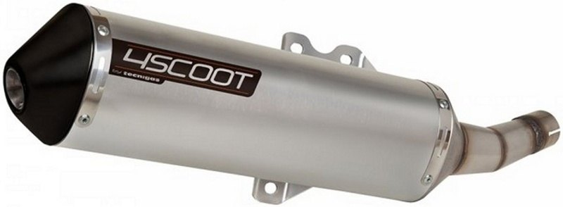 TECNIGAS テクニガス 4Scoot サイレンサー Geopolis 125 PEUGEOT プジョー スリップオンマフラー マフラー｜ウェビック　店