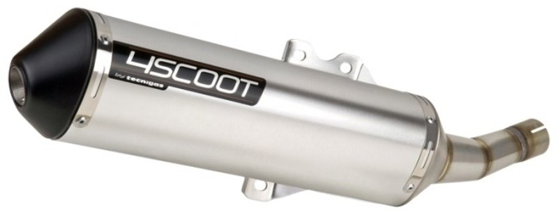 TECNIGAS テクニガス 4Scoot サイレンサー - SYM GTS 125I 4T ABS E3 SPORT CBS スリップオンマフラー マフラー