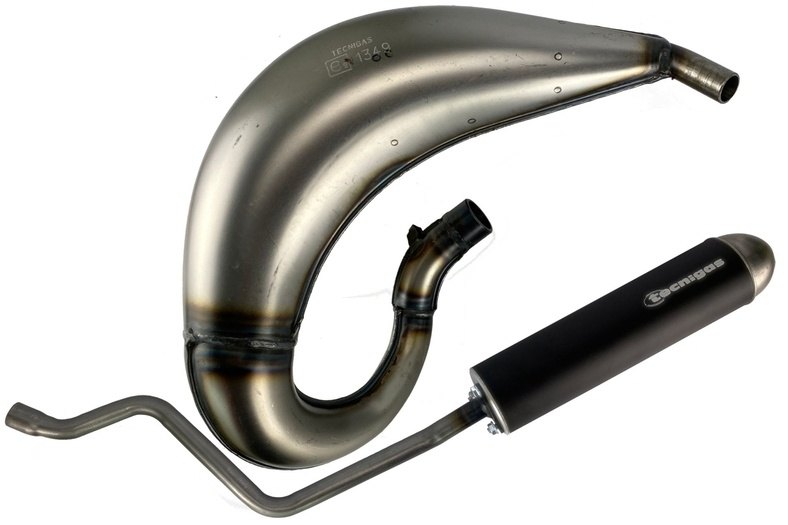 TECNIGAS テクニガス E-Nox スチール製フルエキゾーストシステム - Beta RR50 RRT 50 ENDURO RACING TRACK X-SERIES MOTARD BETA ベータ チャンバー マフラー|ウェビック 店