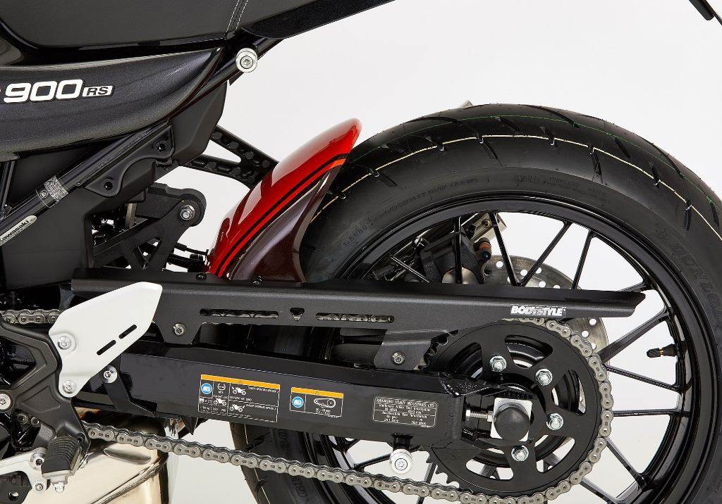 BODY STYLE ボディースタイル Sportsline rear hugger with alu chain guard Z900 RS KAWASAKI カワサキ リアフェンダー フェンダー関連 外装 colour：black／colour code：Metallic Diablo Black，17K