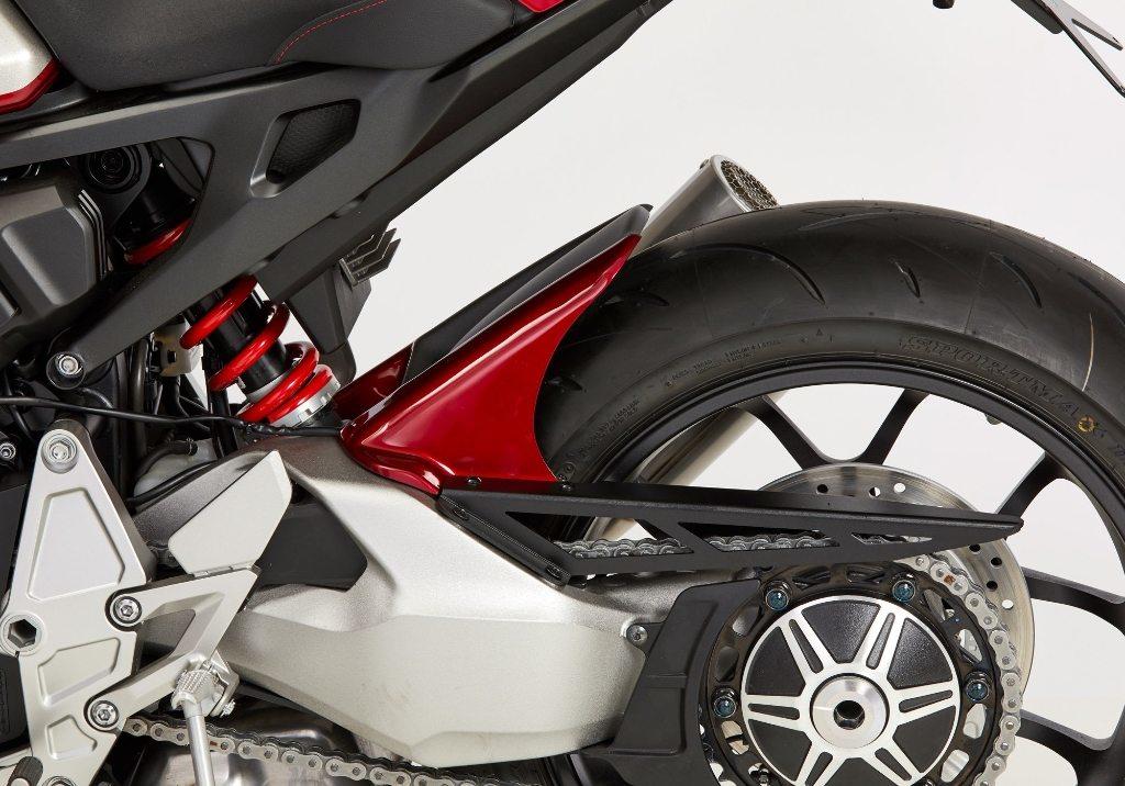 BODY STYLE ボディースタイル Sportsline rear hugger with alu chain guard CB1000R HONDA ホンダ リアフェンダー フェンダー関連 外装 colour：silver／colour code：Matt Beta Silver Metallic，NHC08
