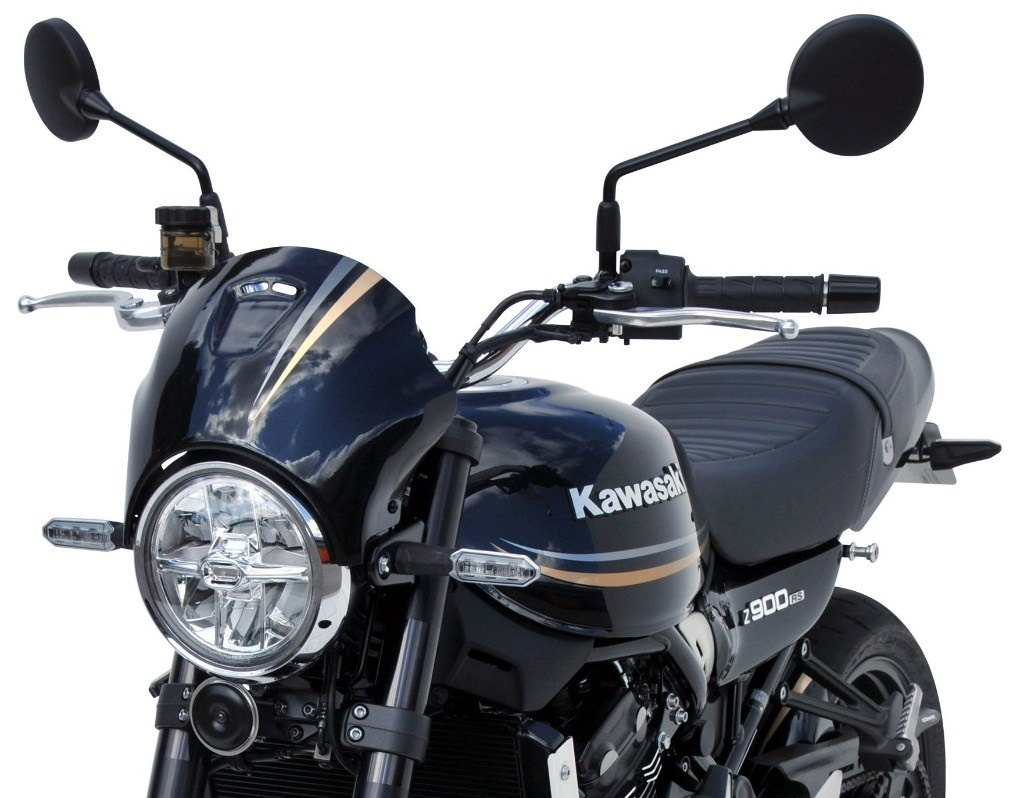BODY STYLE ボディースタイル Sportsline headlight cover Z900 RS KAWASAKI カワサキ アッパーカウル・フロントカウル カウル関連 外装 colour：black／colour code：Metallic Diablo Black，17K 39,162円