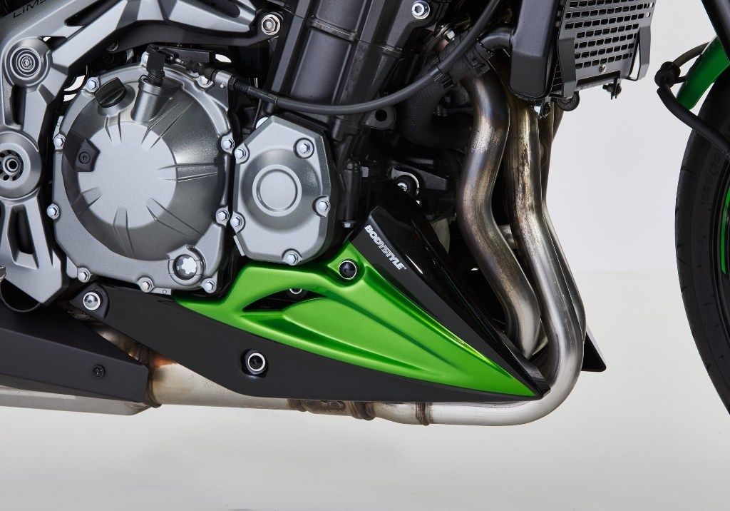 BODY STYLE ボディースタイル Sportsline belly pan Z900 KAWASAKI カワサキ アンダーカウル カウル関連 外装 colour:green/black/colour code:Candy Lime Green/Metallic Spark Black,660|ウェビック 店