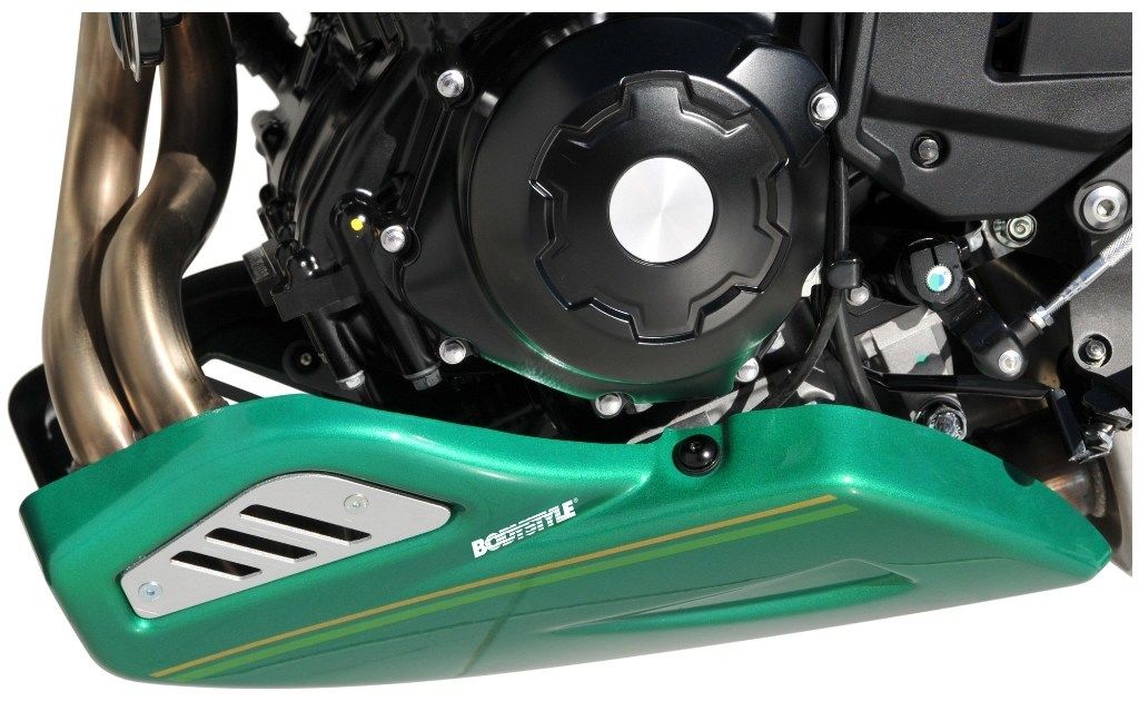 BODY STYLE ボディースタイル Sportsline belly pan Z650 RS KAWASAKI カワサキ アンダーカウル カウル関連 外装 colour：green／colour code：Candy Emerald Green，GN1