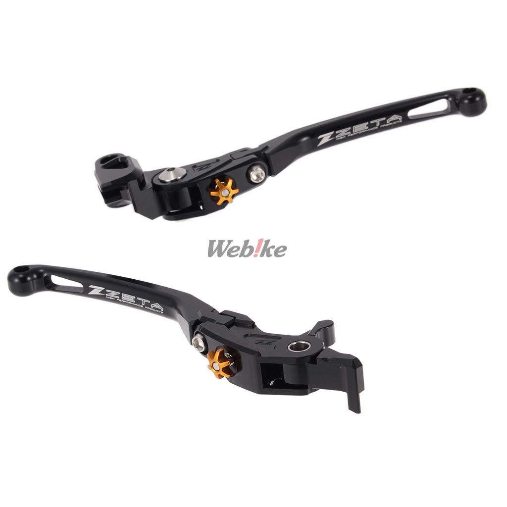 楽天市場】ACTIVE アクティブ STFブレーキレバー ブラック ZX-25R/SE