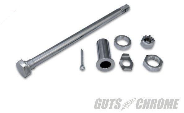 GUTS CHROME ガッツクローム 【W&W】アクスルシャフトキット SOFTAILファミリー DYNAファミリー TOURINGファミリー HARLEY-DAVIDSON ハーレーダビッドソン アクスルシャフト ホイール関連 足回り|ウェビック 店