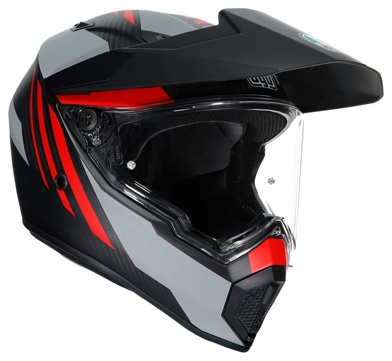 AGV エージーブイ AX-9 014-REFRACTIVE ADV MATT CARBON RED 014-リフレクティブ マット カーボン レッド  ヘルメット サイズ 【67%OFF!】