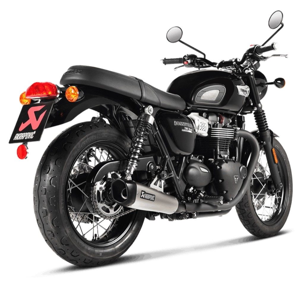 AKRAPOVIC アクラポビッチ e4認証 スリップオンライン BONNEVILLE T100 T120 TRIUMPH トライアンフ スリップオンマフラー マフラー|ウェビック 店
