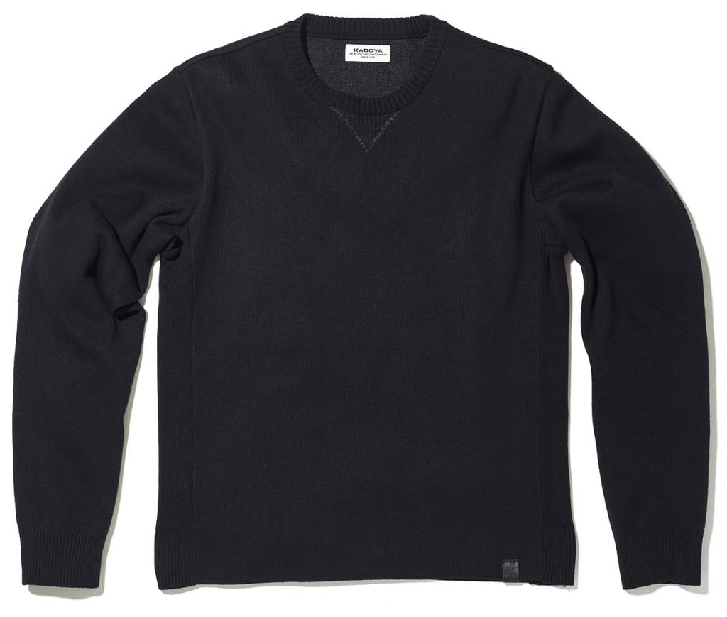 KADOYA カドヤ ELBOW PATCH KNIT ［K&rsquo;S LEATHER ＆ K&rsquo;S PRODUCT］ その他カジュアルウェア アパレル｜ウェビック　店