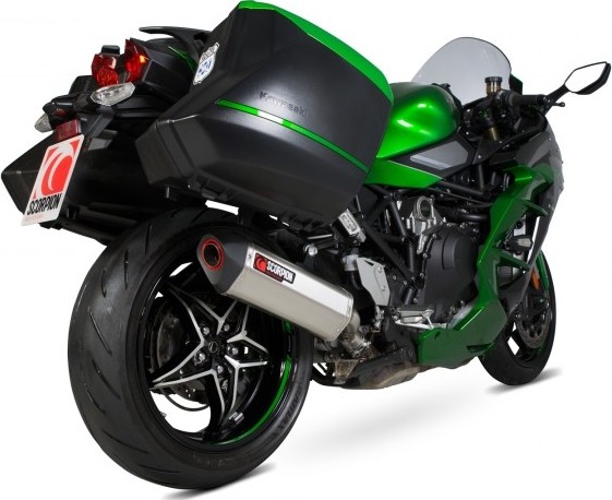 SCORPION スコーピオン セルケトパラレル スリップオンマフラー Ninja H2-SX SE KAWASAKI カワサキ マフラー