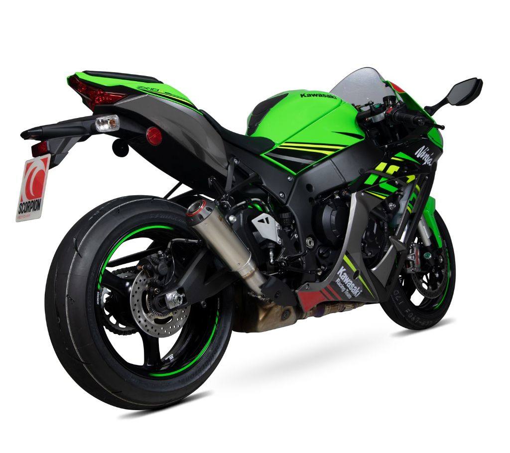 SCORPION スコーピオン レッドパワー スリップオンマフラー Ninja ZX-10R SE ZX-10RR KAWASAKI カワサキ マフラー|ウェビック 店