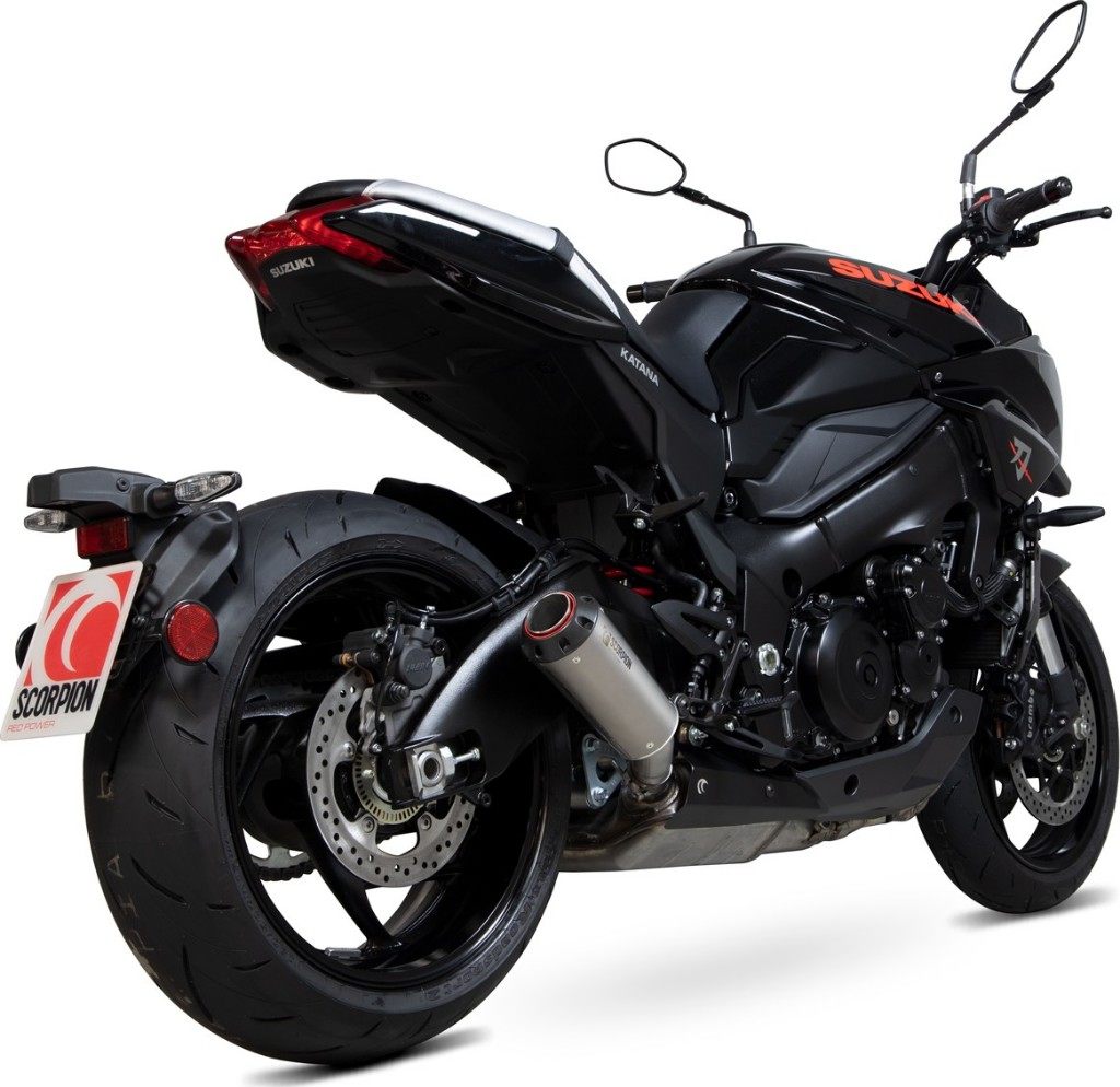 SCORPION スコーピオン レッドパワー スリップオンマフラー GSX-S1000 Katana SUZUKI スズキ マフラー