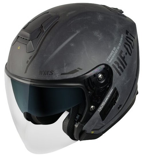 WINS ウインズ G-FORCE SS JET STEALTH typeC 02ストーングレー［ジー・フォース エスエス ジェット ステルス タイプ・シー］ヘルメット ジェットヘルメット ヘルメット
