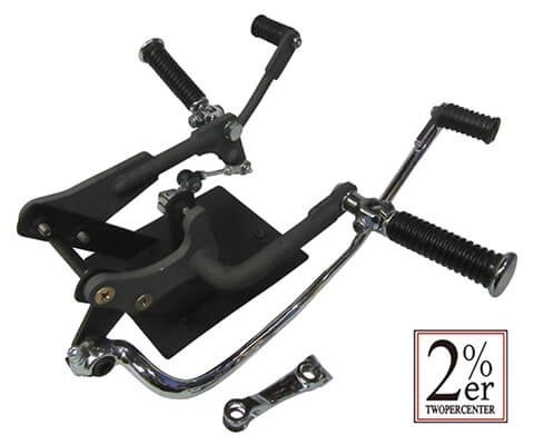 2%er ツーパーセンター ミッドフォワードコントロールキット SR400 SR500 YAMAHA ヤマハ バックステップ ステップ 足回り|ウェビック 店