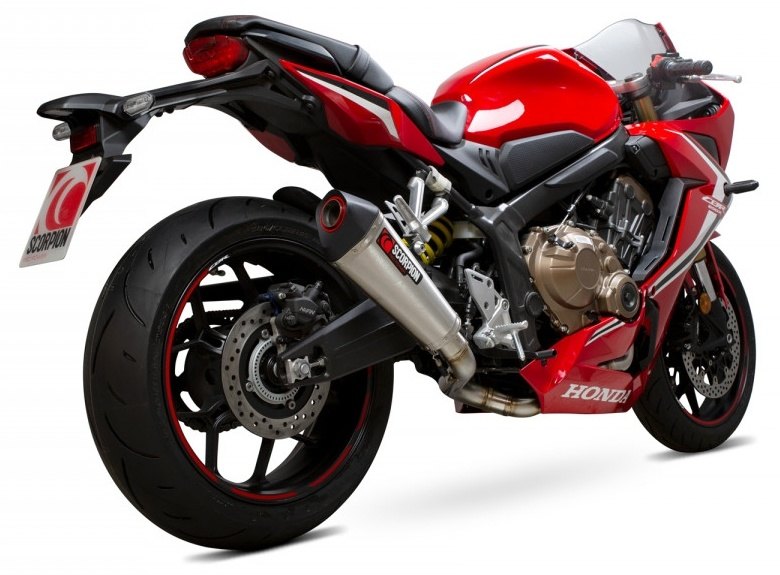 SCORPION スコーピオン セルケトテーパー フルエキゾーストマフラー CBR650 R HONDA ホンダ マフラー タイプ：ブラッシュステンレススチール
